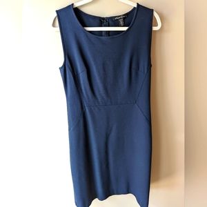 Kenneth Cole - navy sheath dress - size 10